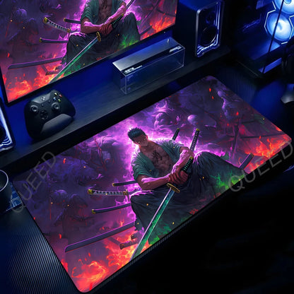 Anime Manga One Piece Mouse Pad Robin Luffy Zoro Sanji Nami Law Mousepad Computer Keyboard Pad Gaming Accessories XXL Desk Mat
