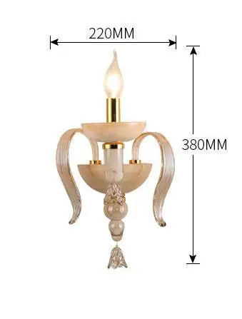 Deco Home Led chandelier crystal lamp for living room parlor Italy hanging crystal sconce Hotel fixtures Lustre Cristal lighting