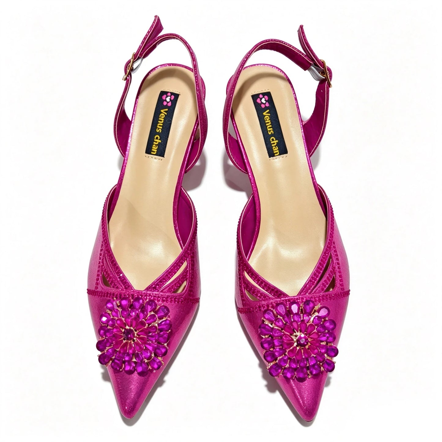 New Shoes and Bags Matching Set Nigerian Women Heel Party for Women green Colour Italian Design Wedding INS Design