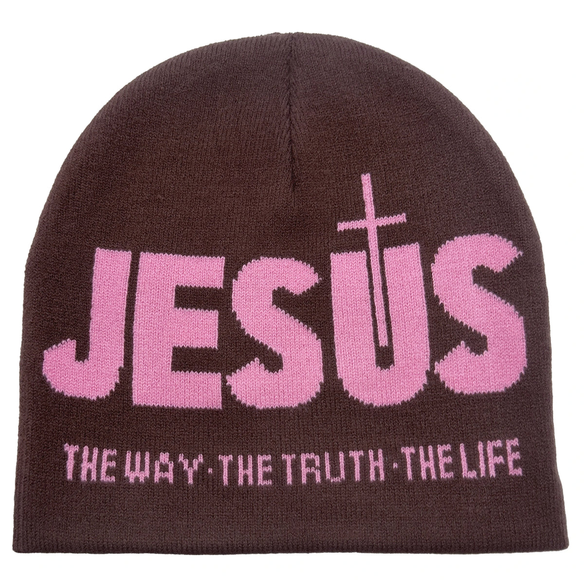 Jacquard Alphabet JESUS  Knit Hat Autumn/Winter Outdoor Thermal Hat Unisex Pullover Hat