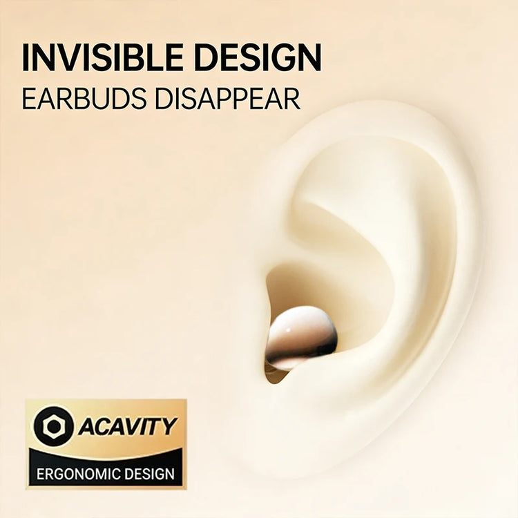 B52-Wireless bluetooth headset small earbuds sleep work sports invisible headphones HD HIFI bass sound quality earphones