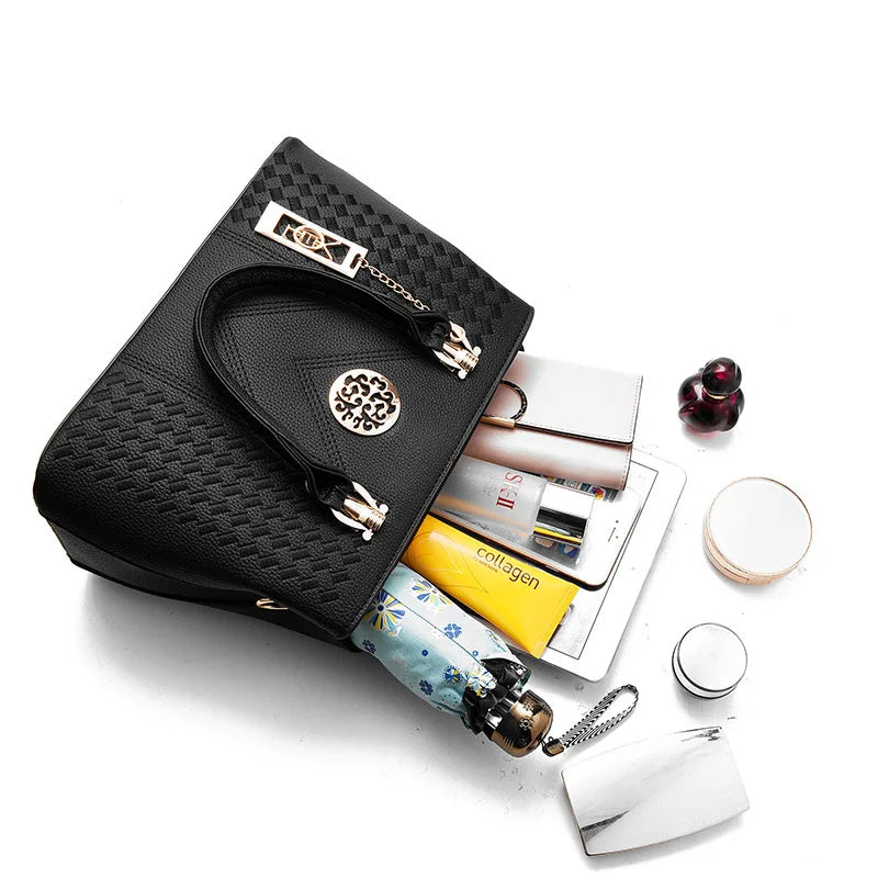 New Famous Designer Brand Bags Women Leather Handbags Luxury Ladies Hand Bags Purse Fashion Shoulder Bags Gift