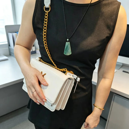 European high-end elegant leather women's handbag crossbody bag crossbody bag luxury designer classic popular multifunctional