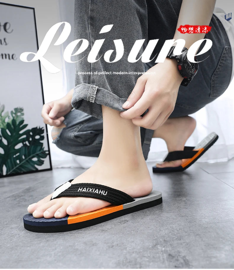 Men's Summer Flip Flops EVA Non Slip Slippers Soft High Quality Sandals Beach Indoor Slides Ultralight Fashion Orginal Shoes