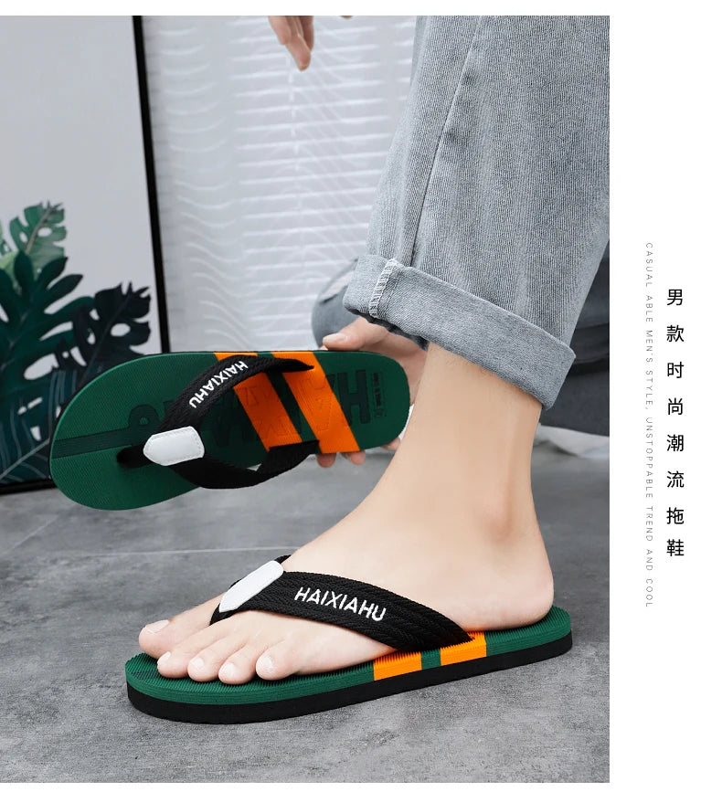 Men's Summer Flip Flops EVA Non Slip Slippers Soft High Quality Sandals Beach Indoor Slides Ultralight Fashion Orginal Shoes