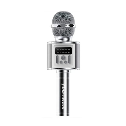 Wireless Karaoke Microphone Speaker with Voice Changer, 5 Funny Effects, RGB Light, 4 Sound Modes, Bluetooth AUX TF, Family Party KTV Singing