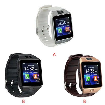 Watch Smart DZ09 Wristwatch Support SIM Card 1.56 inch Touch Screen Bracelet Multimedia Remote Equipment White