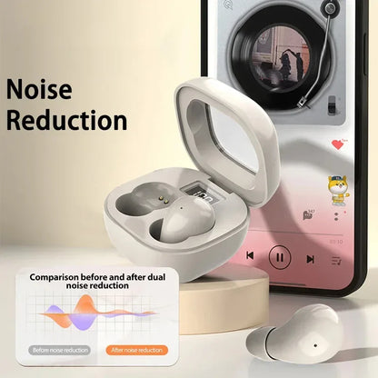 Lenovo SK19 Mini Wireless Bluetooth 5.3 Earphones Invisible Sleep Headphones for Huawei Xiaomi Redmi Noise Reduction Heasets
