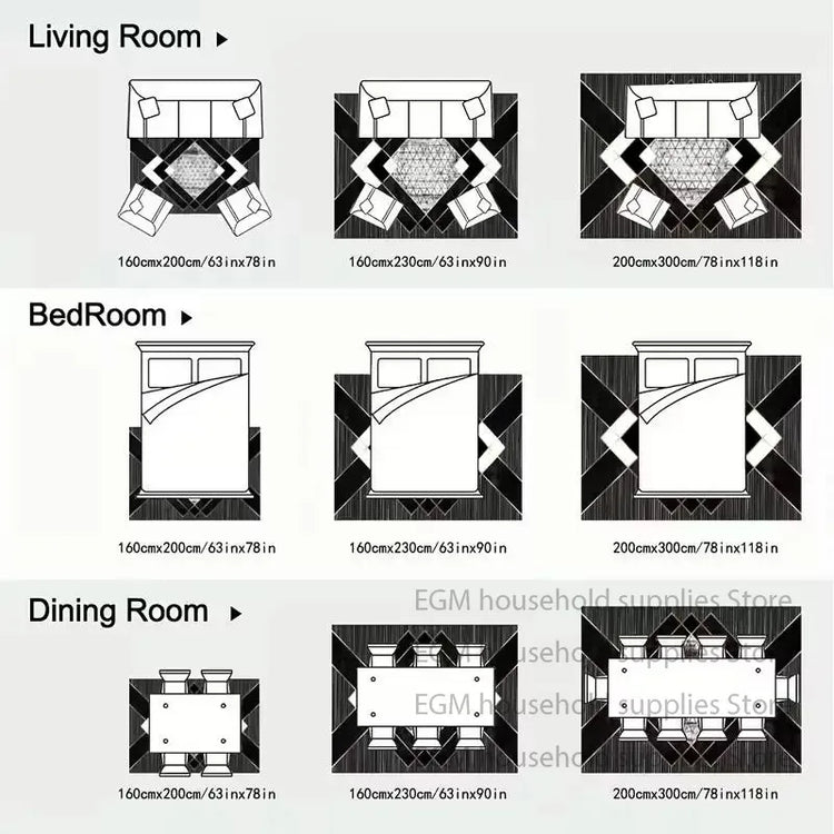 Europe and America Luxury Rugs for Living Room Decoration Home Golden Parlor Large Carpet Non-slip Bedroom Mat Washable Soft Rug