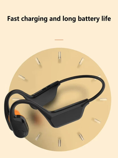 KS8 Open Air Conduction Neckband Sports Earphones Bluetooth 6.0 Ip56 Waterproof Wireless Headset For Running Fitness Commute