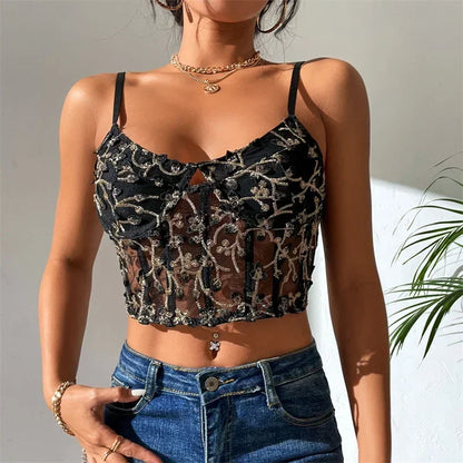 Sexy Summer Cropped Shirt Women Corset Camis Club Shaper Ladies Crop Tops Ropa Blusas Tank Top Woman Clothing Camiseta Mujer
