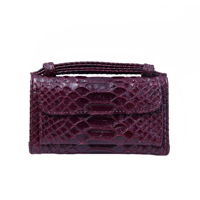 Luxury Snake Pattern Chain Flap Handbags Evening Clutches Crossbody Messenger Shoulder Bags Women Female Ladies Luxurious Purses