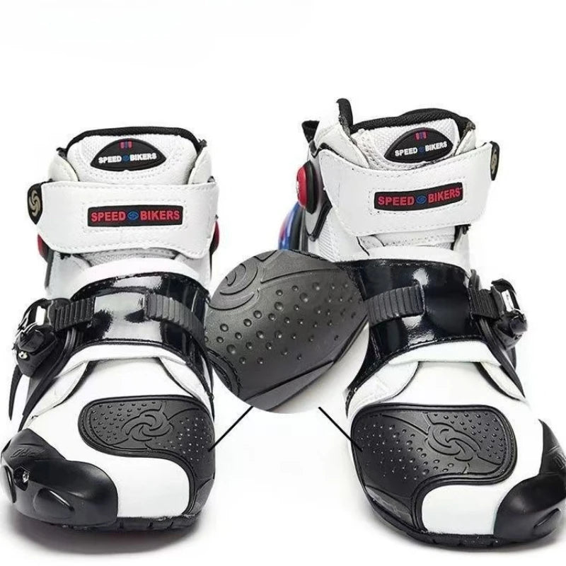 Hots PRO-BIKE Waterproof All-season Motorcycle Riding Shoes for Men and Women Off-road Racing Boots Motorbike Rider Boots