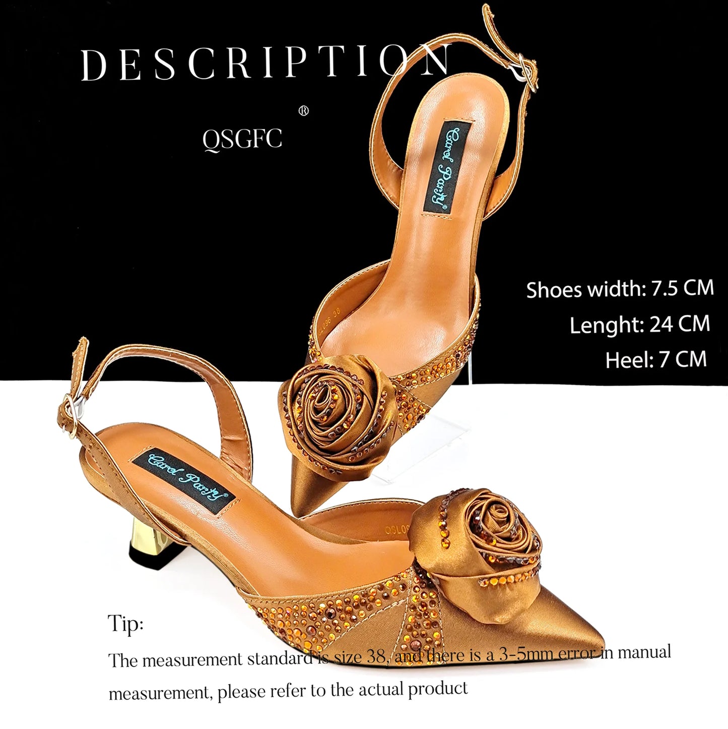 New Party Shoes And Bag Set Nigeria Handmade Flowers Decoration Lady Fashion Shoes and Bag Set for Wedding