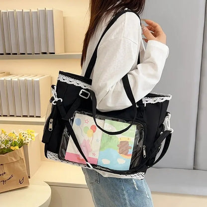 Ballet Girl Large Appetite Itabag Japanese Two-Dimension Single Shoulder Crossbody Bag Gift For Friends Women'S Handbag