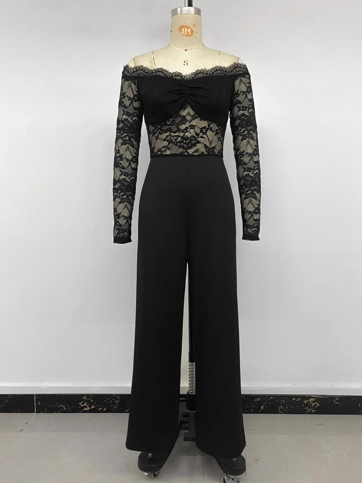 Sexy Elegant Women'S Lace Jumpsuit Sophisticated Design For Evening Events Date Nights Clubwear Soft Stretchy Material Flatterin