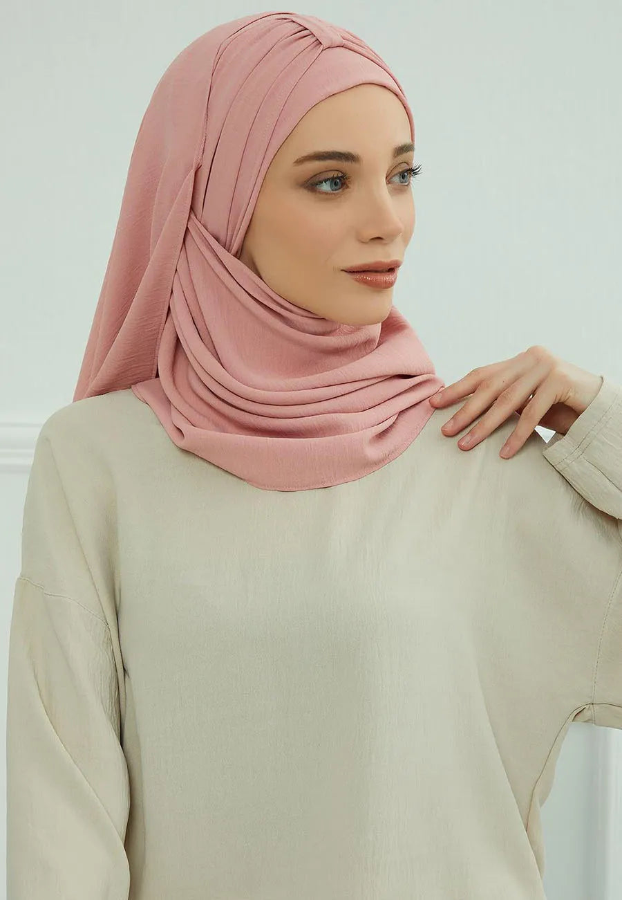 Large Plain Muslim Hat Inner Hijab Caps Ramadan Headwraps Pre-design