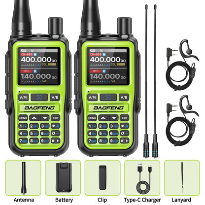 BAOFENG UV-5R Mini Walkie Talkie Multi Band｜Bluetooth Programming Wireless Copy Frequency｜999CH Portable Long Range Ham Radio