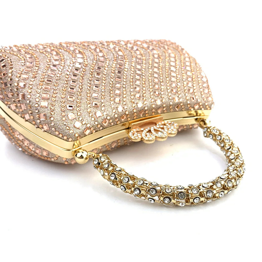 Elegant Purse Trend Luxury Designer Chain Shoulder Bag Women's Handbags Wallets Evening Bags for Wedding Bolso 2026 New Gift