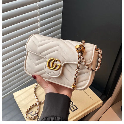 2026 Light Luxury Fashion Women'S  Shoulder Crossbody Bag Niche New Underarm Bag Fashionable Chain Bag Handbag Bag For Women