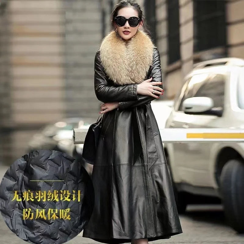 Winter Real Fox Fur Collar Woman Furry Natural Raccoon Fur Scarf Shawls Luxury Neck Warmer Wraps For Coat Fur Scarves Large Size