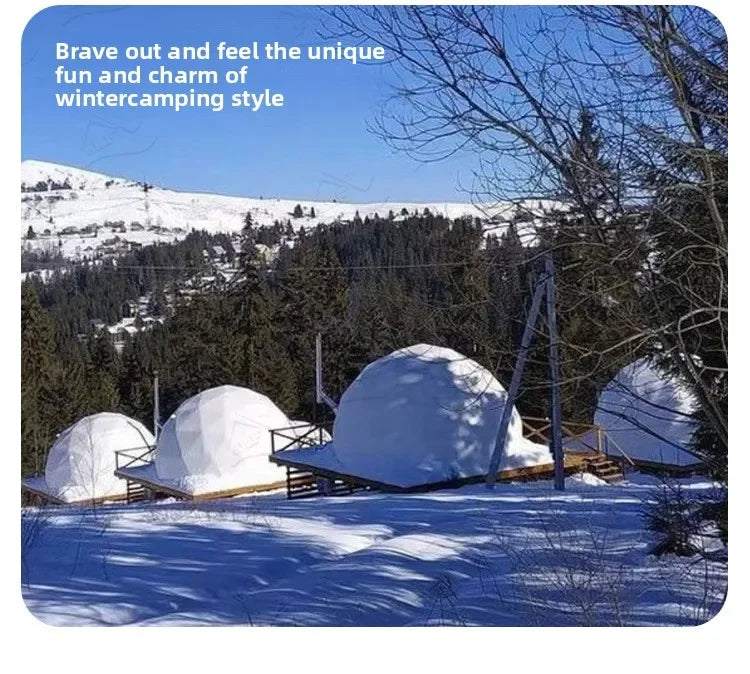 Outdoor Activities Advertising Exhibition Camping Starry Sky Spherical Tent House Hotel Camp Homestay Tent