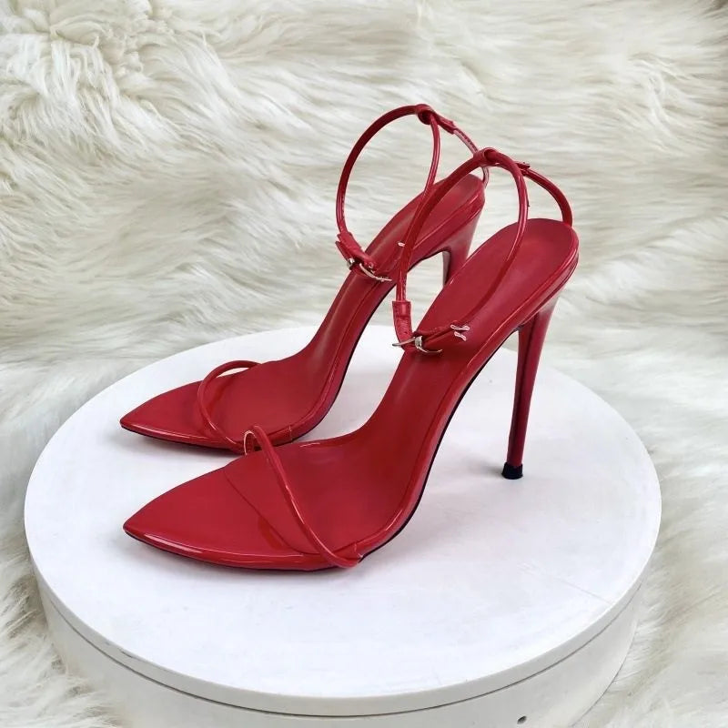 New Luxury Brand Fashion High Heels Summer Autumn Comfortable and Elegant Women's Sandals Casual Thin High Heels Women's Shoes