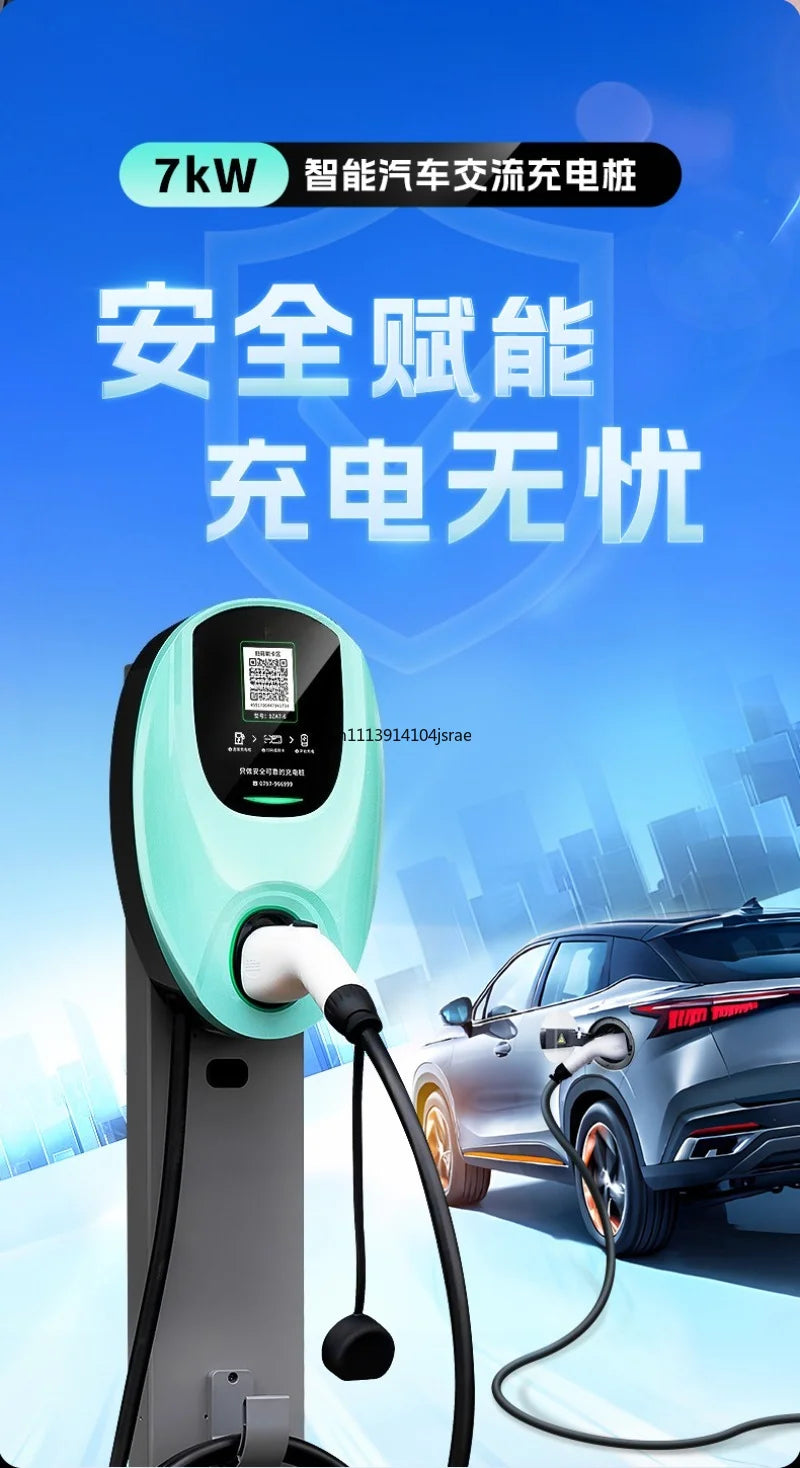 For 7‑14‑11‑22KW AC EV Charger Wallbox Shared Charging Station For New Energy Electric Vehicle Home Commercial Use