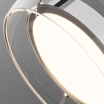 Modern Pendant Light Lamps, Home Decor Ring LED Lights for Living Room,Chandeliers for Dining Room Hanging Light Indoor Lighting