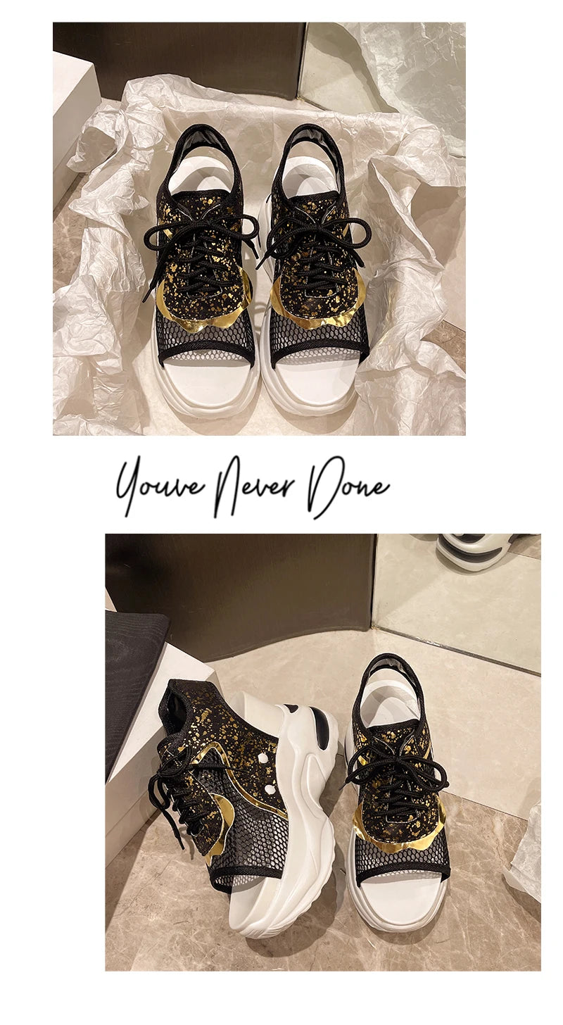 Platform Shoes Woman Sandal Roman Women Sports Sandals Fashion Sneakers Comfortable Wedge Luxury Designer Elegant Summer 2026