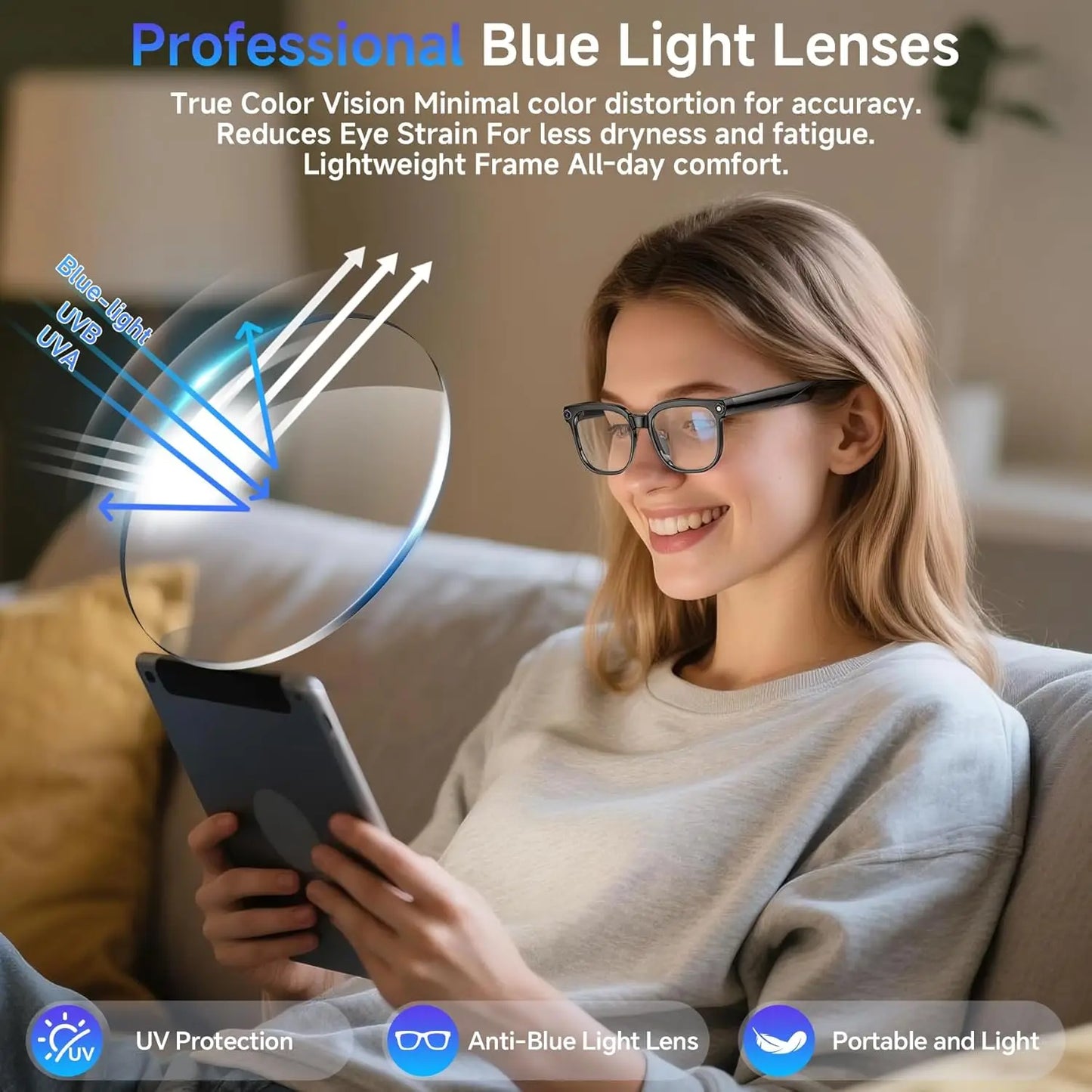 New 8MP Camera Smart Glasses Photography Video AI Intelligent Interactive Translation Call Smart Sunglasses Men Women Eyeglass