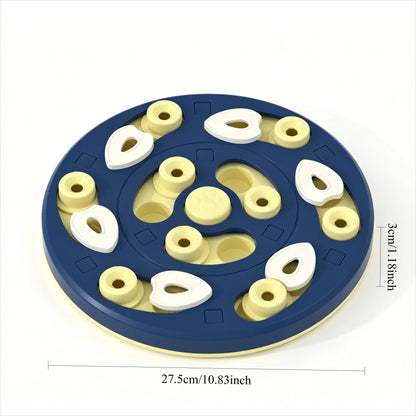 Multi Layer Sliding Pet Puzzle Slow Feeder Tray Snuffle Treat Maze Toy Anti Choke Prevent Bloating Relieve Boredom for Dogs Cats