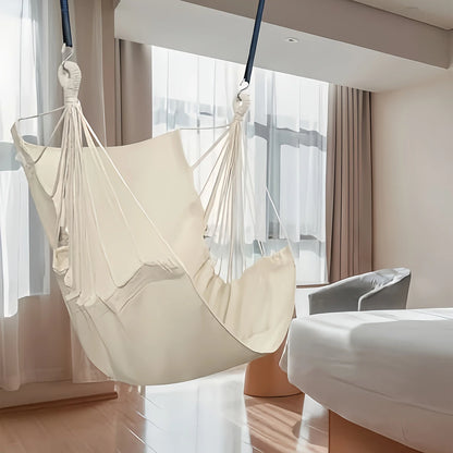 1pc Hanging Hammock Chair with Storage Bag for Outdoor Patio, Balcony, Porch, Indoor Bedroom, Comfortable Swing Seat