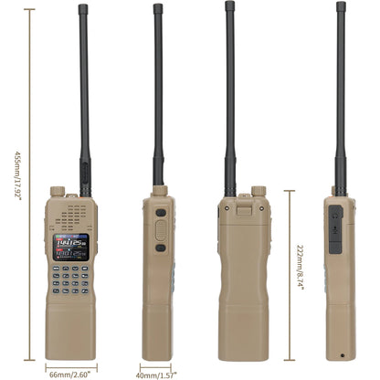 Baofeng AR-152 Pro Walkie Talkie GPS 50KM Ham Tactial Military Two way Radio Larger Battery AN /PRC-152 Multi Band Transceiver