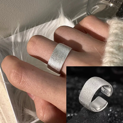 VENTFILLE 925 Sterling Silver Geometric Multilayer Round Bead Ring Female Fashion Punk Temperament Prevent Allergy Charm Jewelry