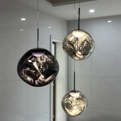 Nordic LED Lava Pendant Lights PVC Lighting Ideal for Living Room Indoor Decor Home Fixtures Loft Kitchen Hanging Lamp