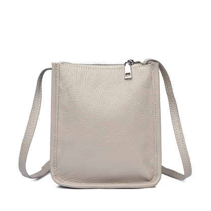 High Quality Genuine Leather Crossbody Bag for Women Vintage Cowhide Leather Shoulder Bag Small Luxury Designer Satchel Handbags