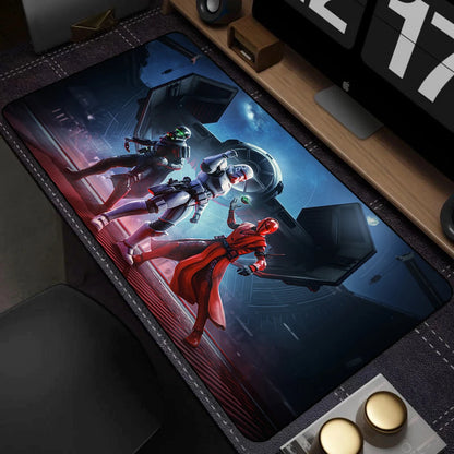 PC Gaming Non-slip Mouse Pad 400x900mm Lock Edge Keyboard Mouse Mat Large Gamer Rubber Antislip Base Desk Mat Star Wars Mousepad