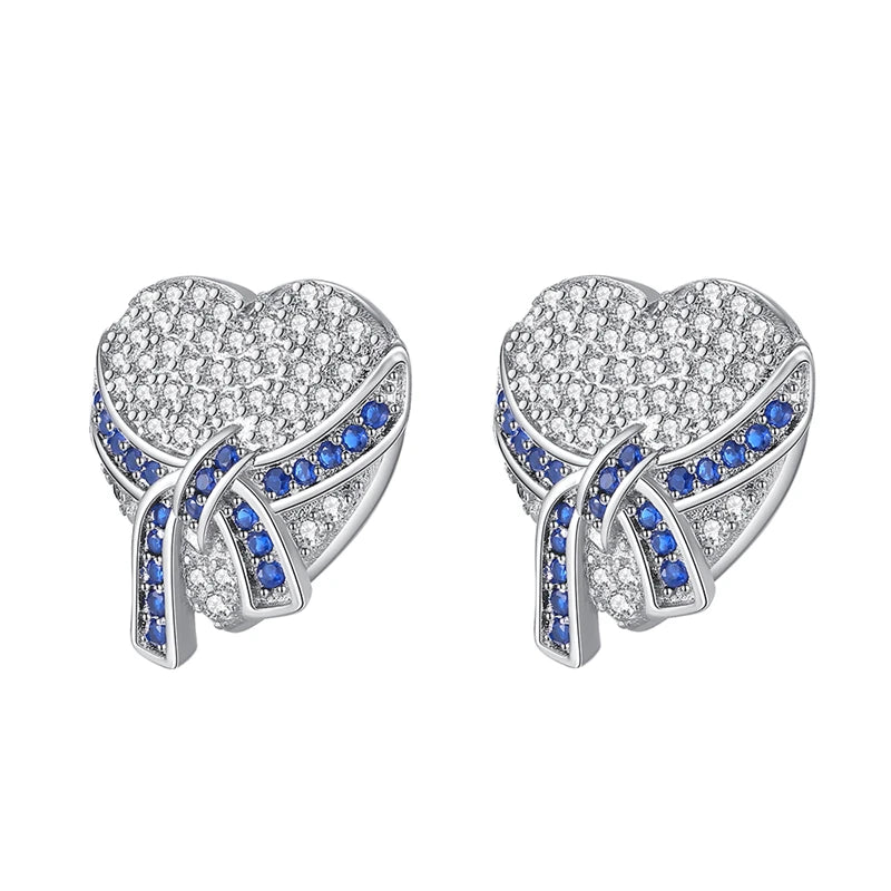 925 Sterling Silver Star Moon Heart Shape Earrings Jewelry Versatile Hoop Earrings For Women Jewelry Fine Birthday Party Gifts