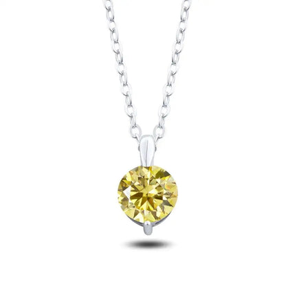 TY D VVS1 Moissanite Necklace Diamond Pandent 1-3ct GRA Certified s925 Sterling Silver 18k Necklaces for Women Dainty Gift