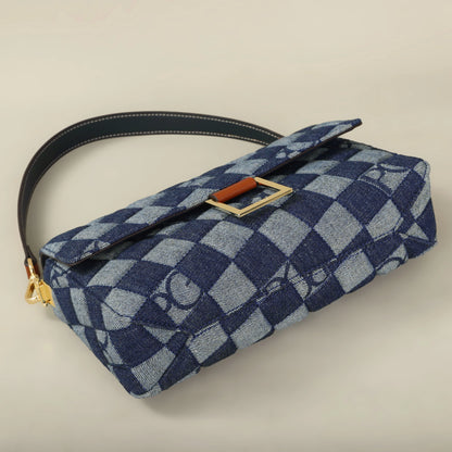 PATSY PG GARIS 2026 Women's Latin American Style Shoulder Bag New Cowboy Splicing Design All-season Suitable Crossbody Bag