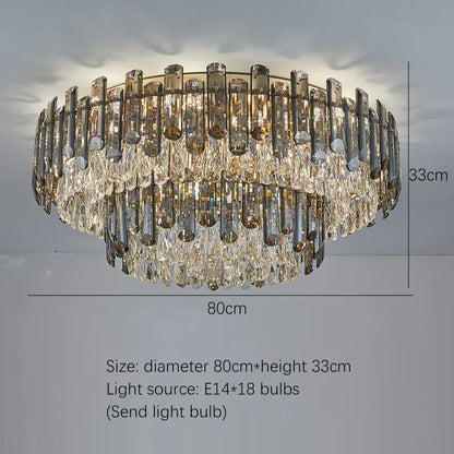 Nordic Led Crystal Chandeliers Gold Luxury Lighting Dining Living Room Bedroom Kitchen Island Lights Indoor Hanging Light Lustre