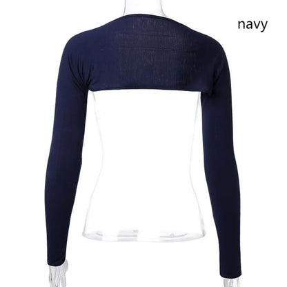 Undershirt Arm Sleeves Shawl Islamic Long Shoulder Sleeves Soft Modal Crop Top Stretchy Muslim Arm Cover Shrug Women