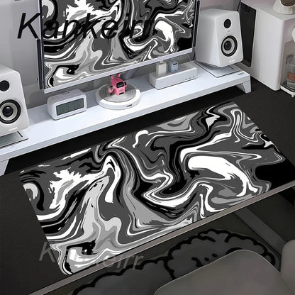 90x40cm Non-Slip Rubber Gamer Mouse Mat Gaming Mouse Pad Strata Liquid Desk Mat XXL Computer Keyboard Table Pad Large Mousepad