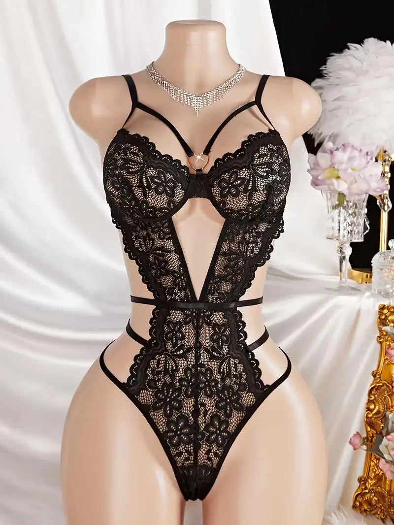 Sexy Lingerie Bodysuit Summer New Style Womens Underwear Sheer Temptation Lace Pure Desire Romantic Exclusively For Date Nights