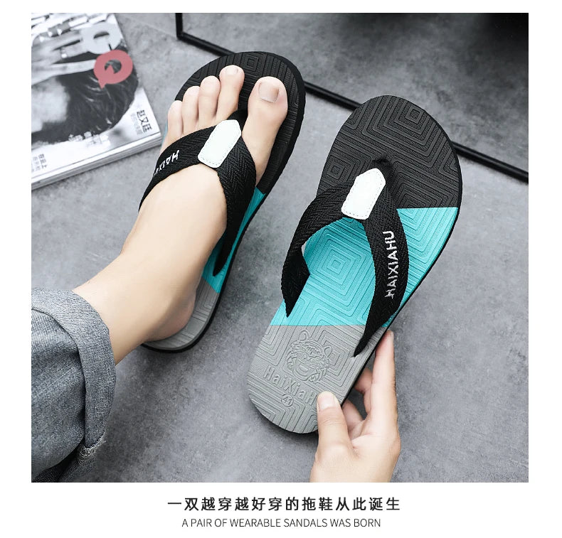 Men's Summer Flip Flops EVA Non Slip Slippers Soft High Quality Sandals Beach Indoor Slides Ultralight Fashion Orginal Shoes