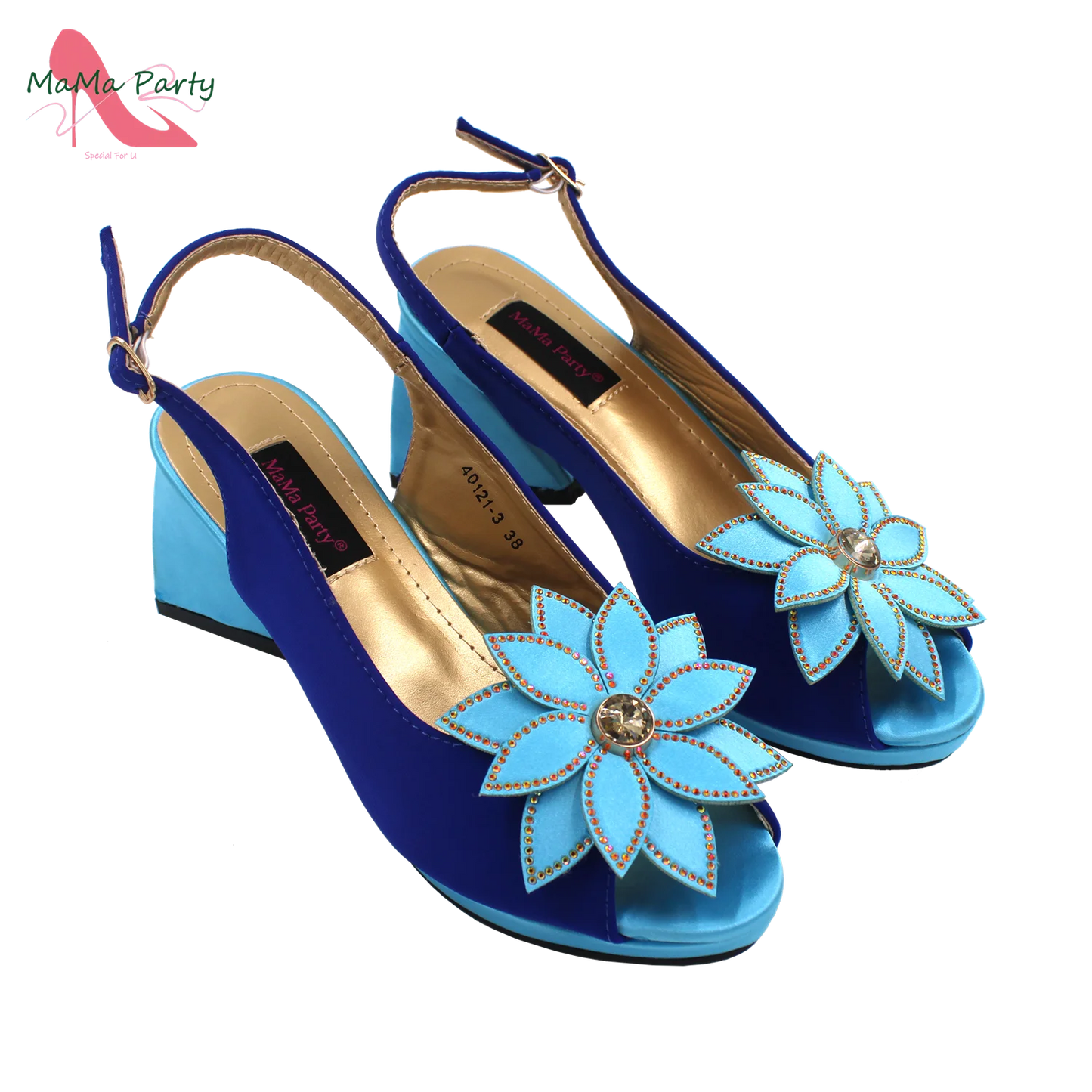 2024 New Design Special Fashion African Women Shoes Matching Bag Set High Quality with Platform Comfortable Heels for Part
