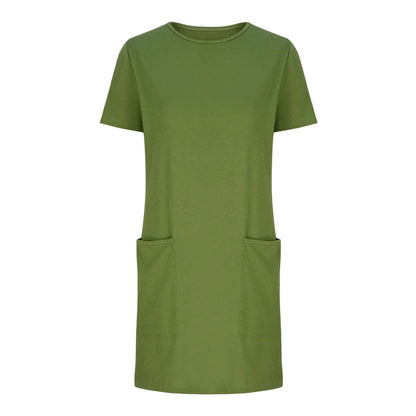 Women's Elegant Dresses Fashionable Solid Color Dress Casual Holiday Sports Short Dresses Long One-Piece Dress Gown vestidos