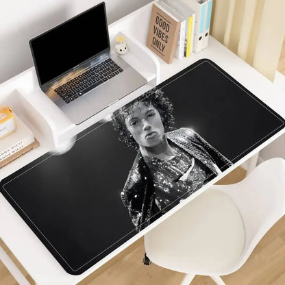 Singer M-Michael J-Jackson Mousepad Premium Locking Edge Mouse Mat Speed Mouse Pad Ultrafine Surface Desk Mat