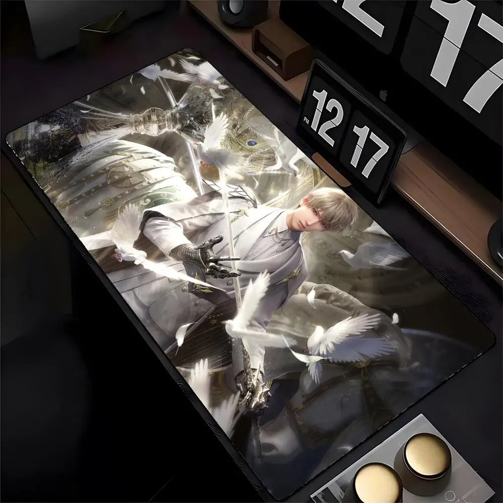 Love And Deepspace Zayne Sylus Xavier Caleb Mouse Pad Mousepad HD Printing Computer Gamers Locking Edge Non-slip Mouse Pad XXL9